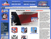 Tablet Screenshot of eaglemountainflag.com